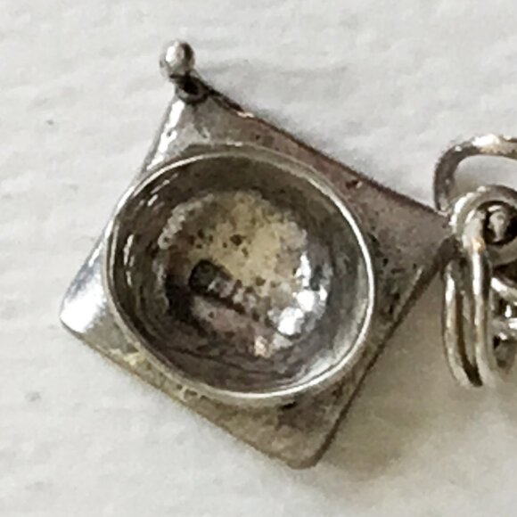 Vintage PC Providence Chain Company Sterling Silver Graduation Charm Bracelet - Picture 3 of 4